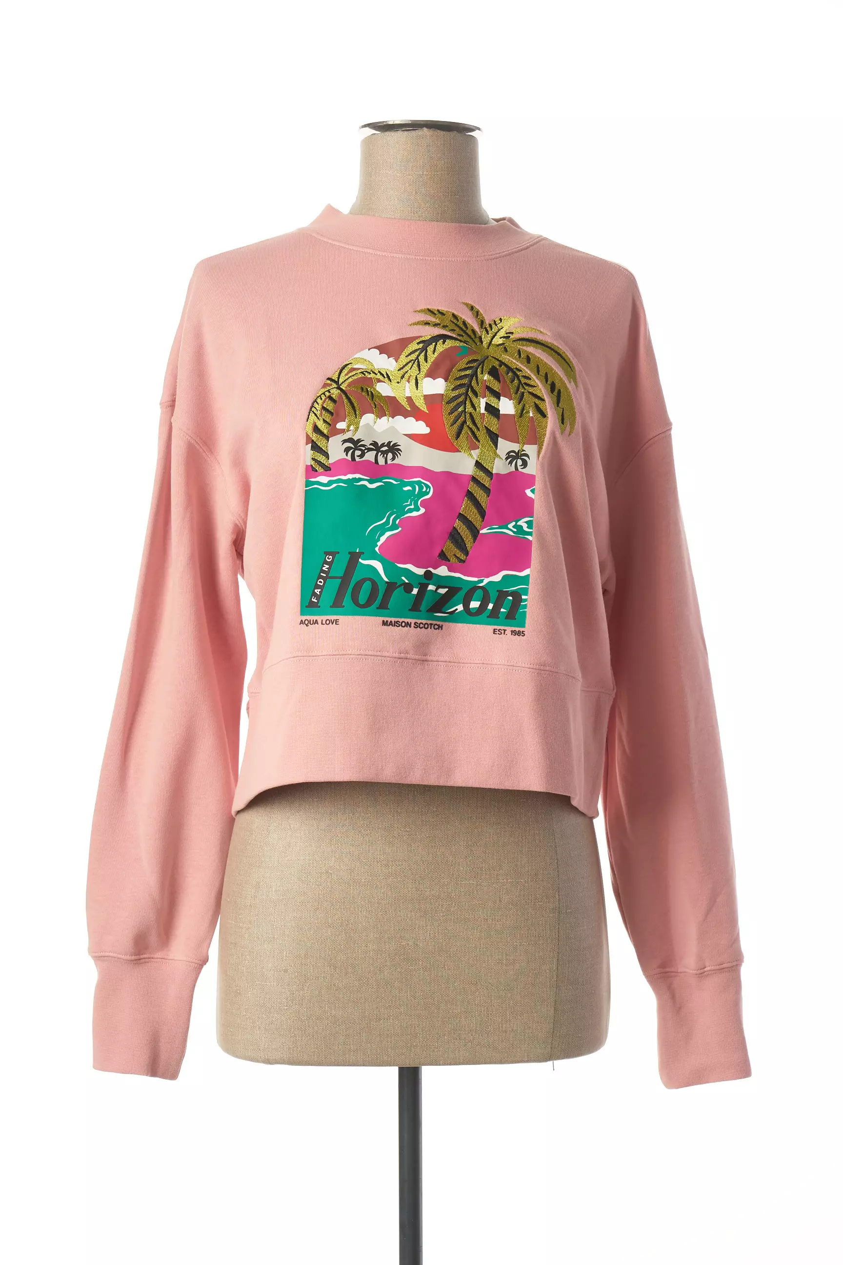 Scotch Soda Sweats Femme couleur rose