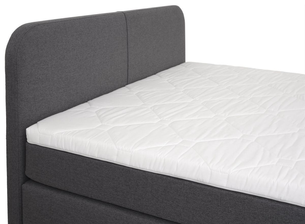 Sun Garden Boxspringbett Joliet Anthrazit 140 x 200 cm