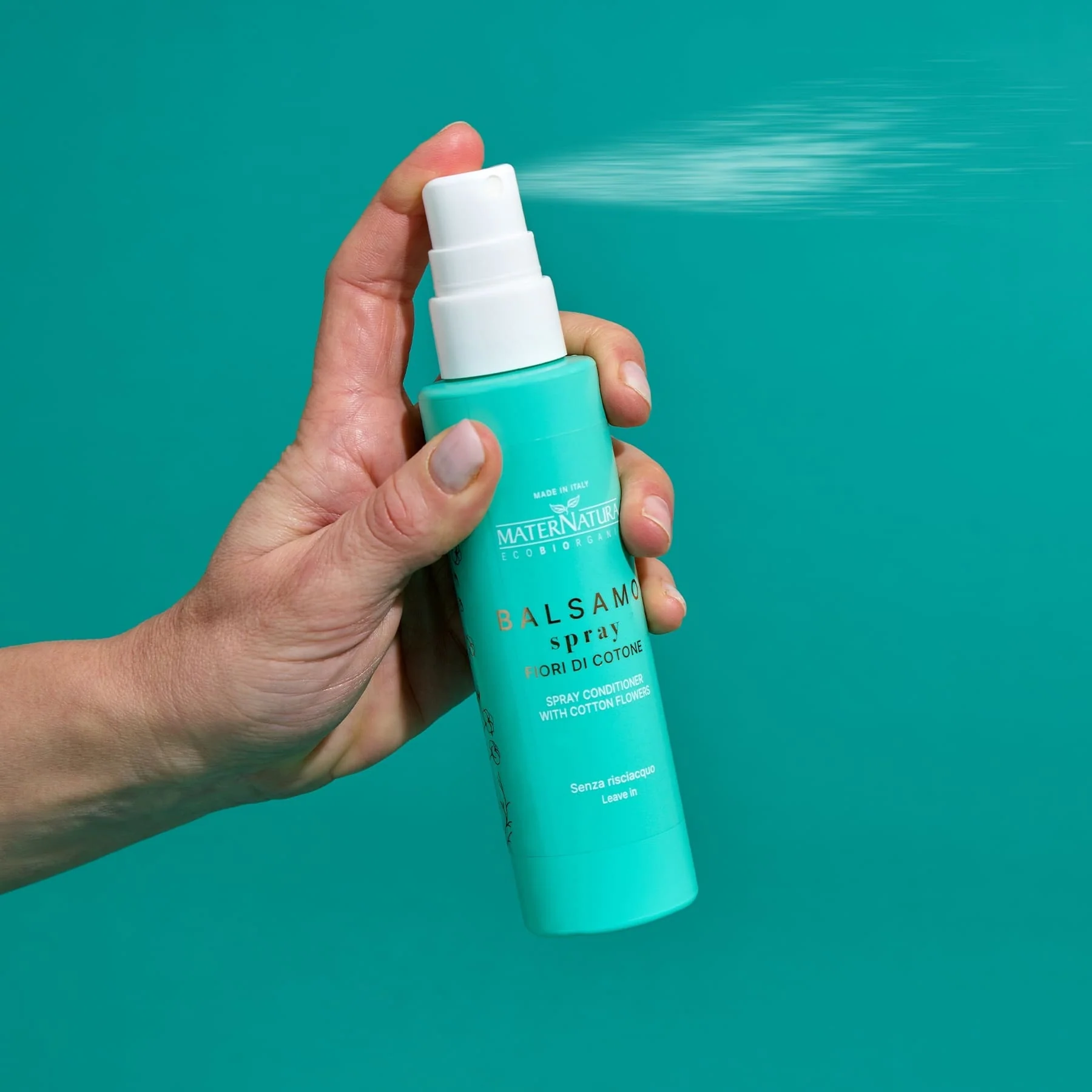 Balsamo Maschere e Olii Balsamo Spray Fiori Di Cotone - Balsamo Senza Risciacquo Capelli