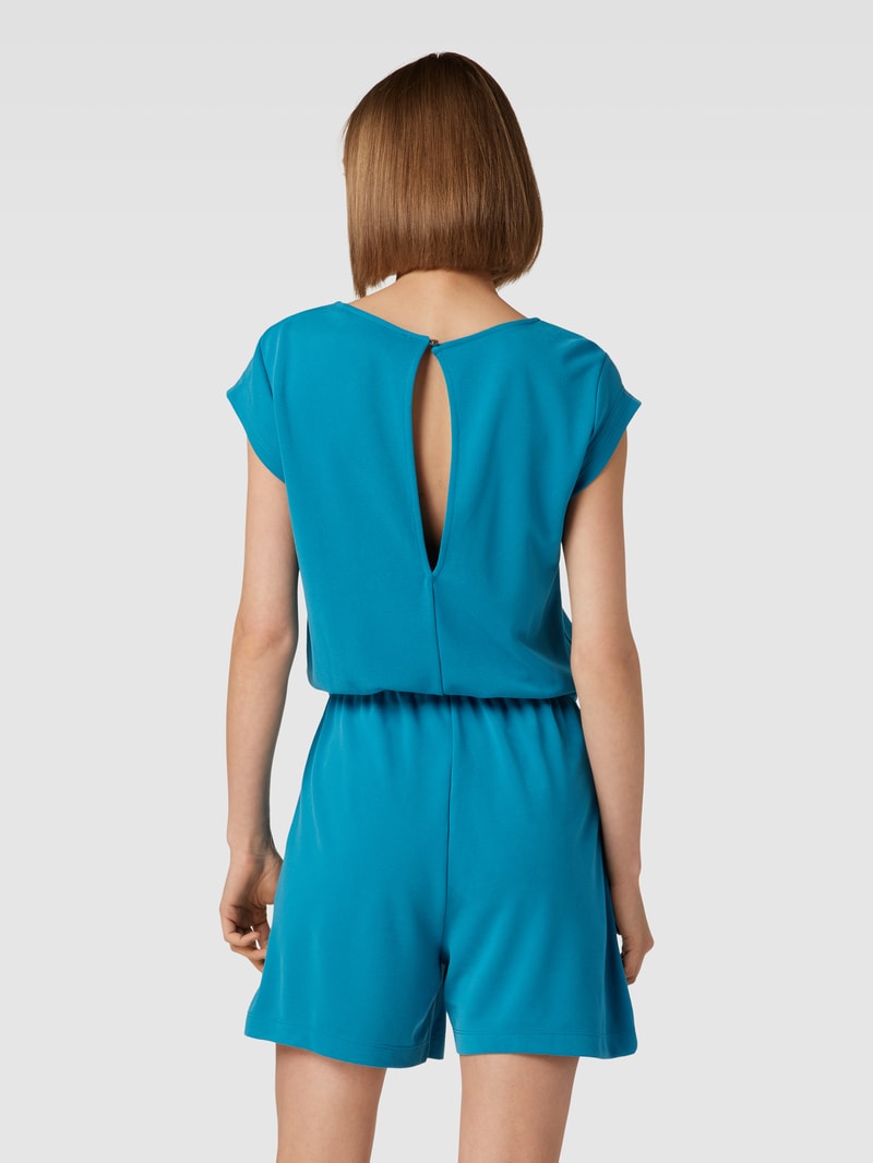 Playsuit mit Tunnelzug in petrol
