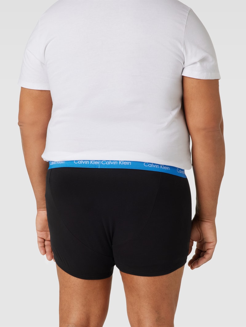 PLUS SIZE Trunks im 3er-Pack in schwarz