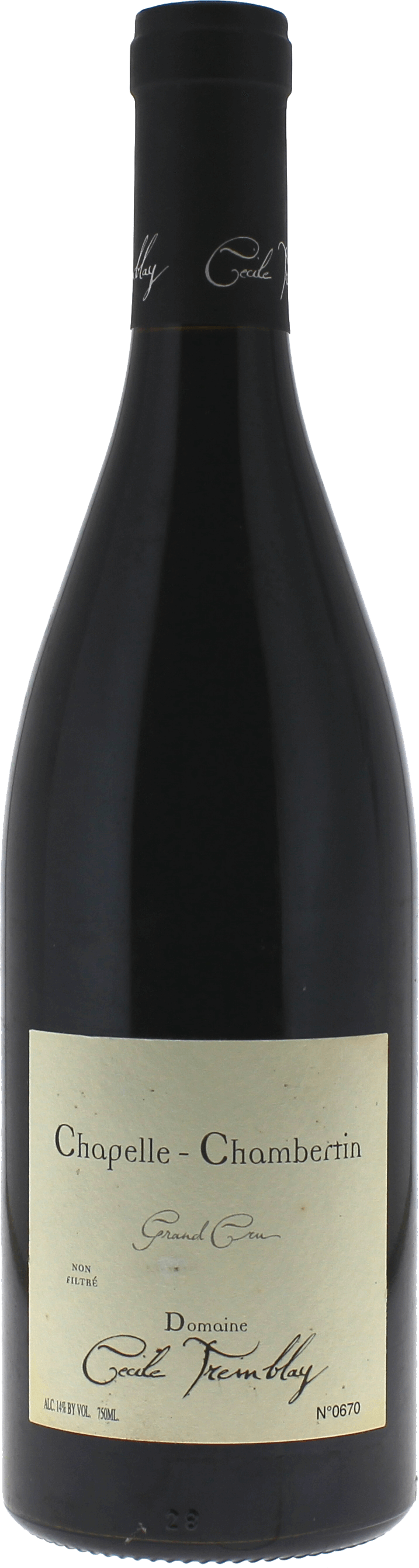 Chapelle chambertin grand cru 2018
