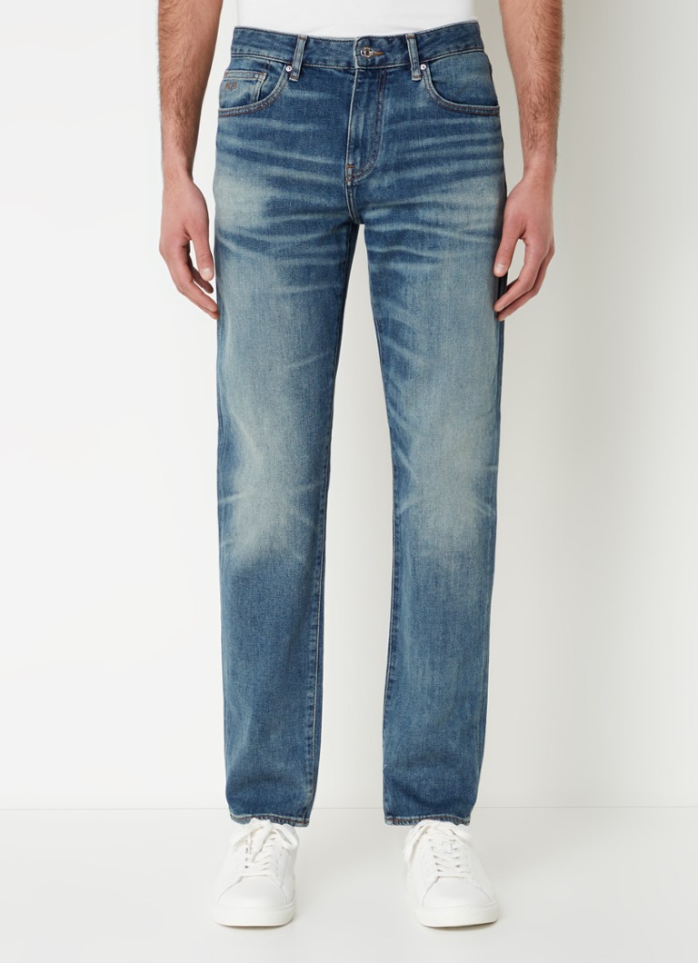 Jeans Jean Armani Exchange, vestibilità slim, finitura slavata