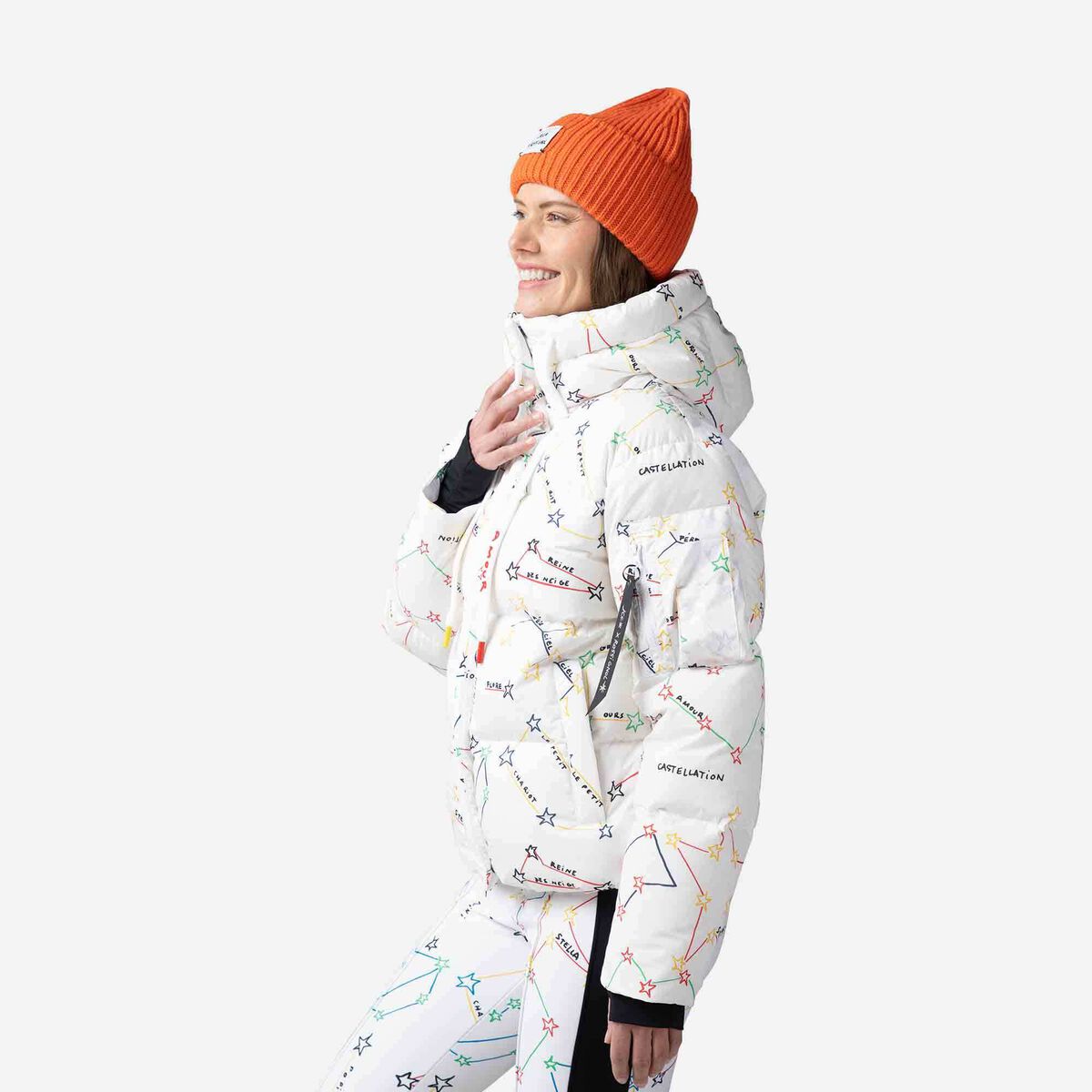 JCC Modul Printed Down Bomberjacke für Damen