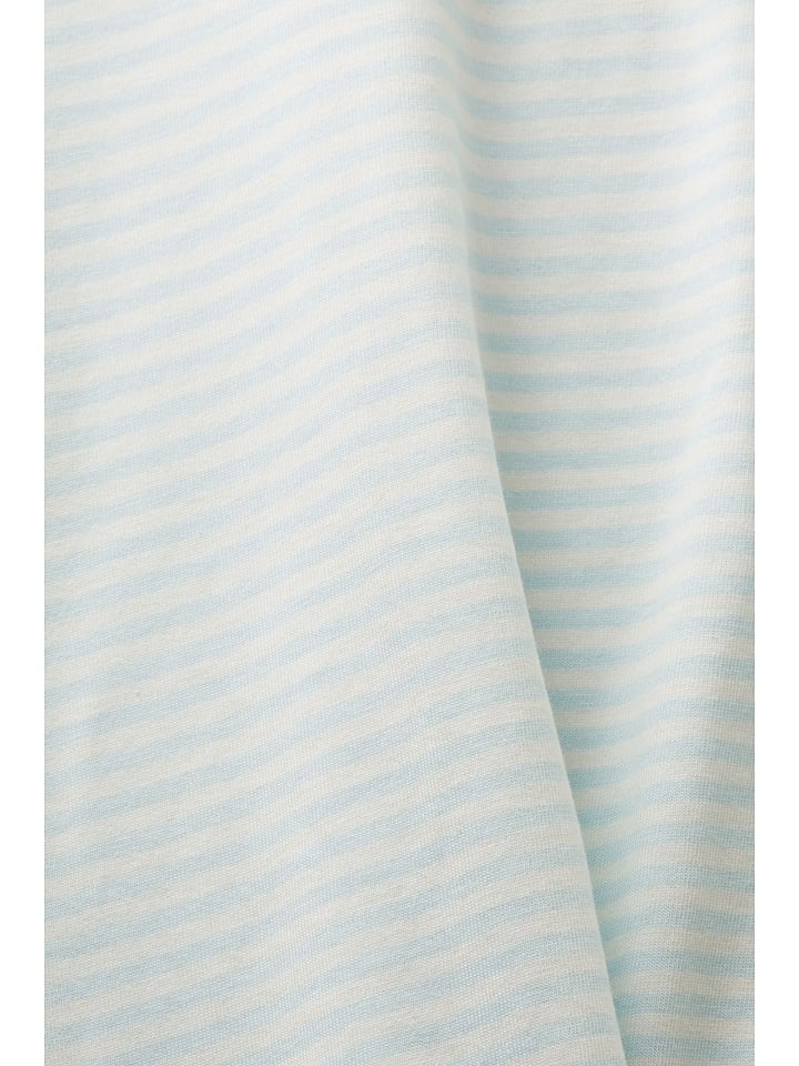 ESPRIT Shirt in Hellblau/ Weiß günstig kaufen
