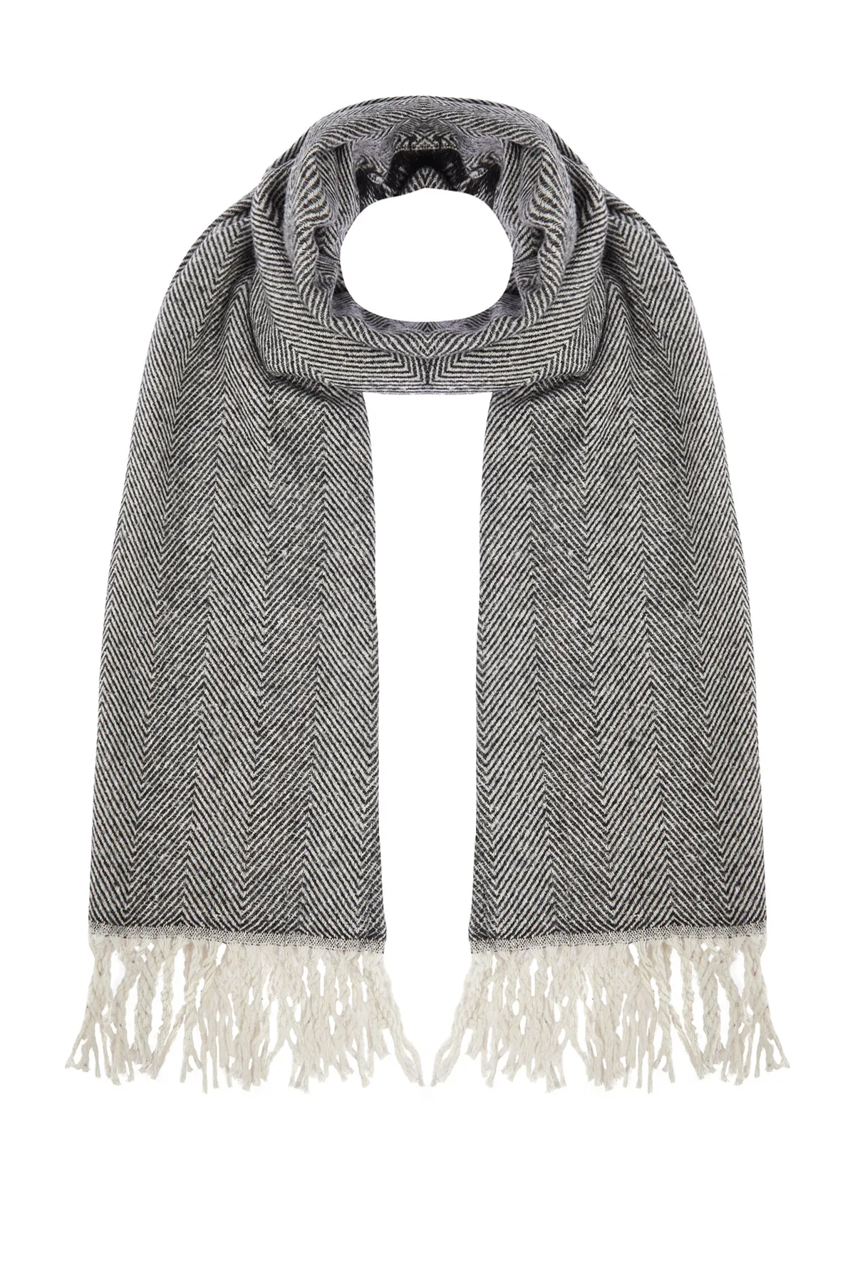 Trendyol Collection  Schwarzer Damenschal TWOAW22AT0036
