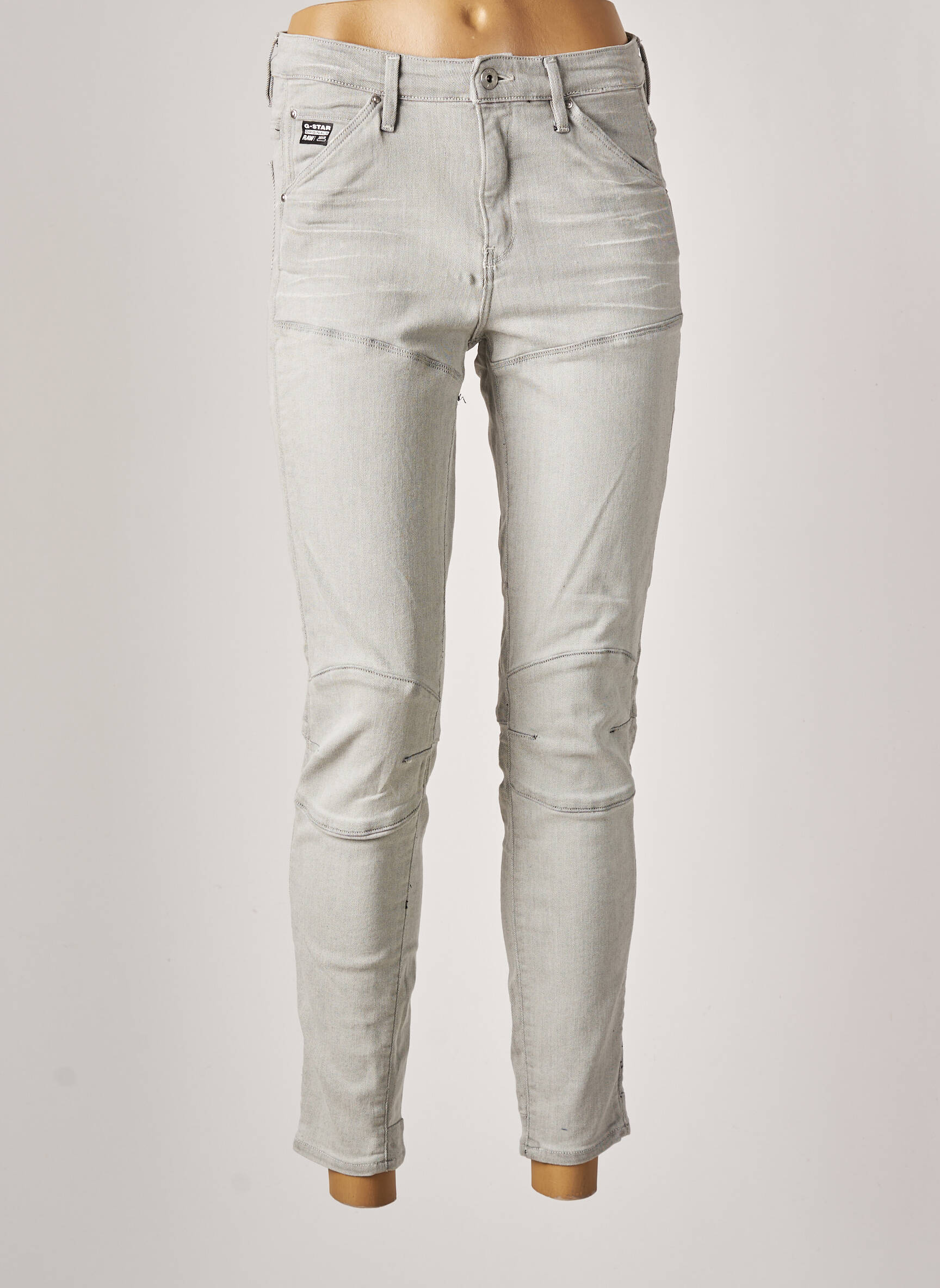 G Star Jeans Coupe Slim Femme couleur gris