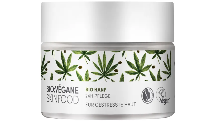 BIO:VÉGANE SKINFOOD Bio Hanf 24h Pflege 50 ml