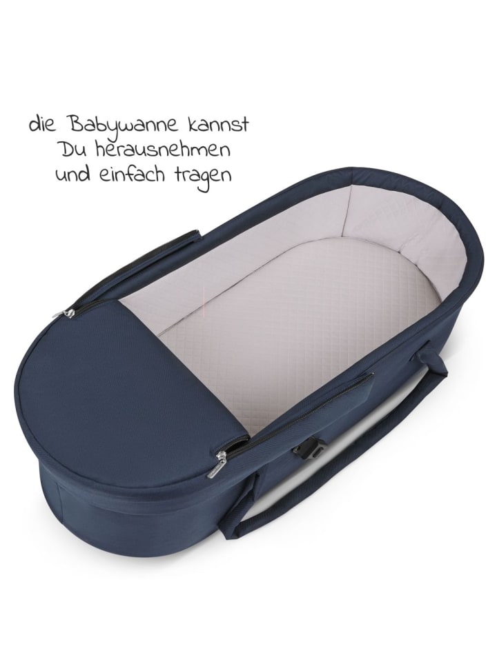 ABC-Design Kombi-Kinderwagen Timbo 4 - inkl. Babywanne & Sportsitz in blau,silber günstig kaufen onesize