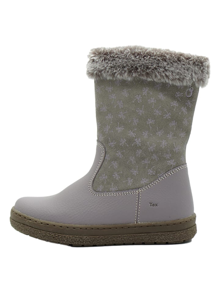lamino Leder-Boots in Grau günstig kaufen