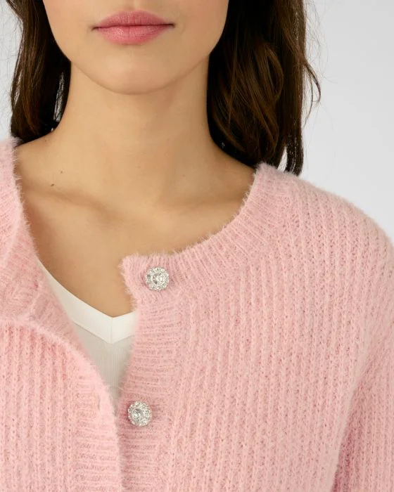 Cardigan maille perlée