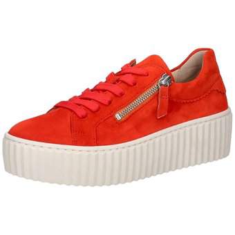 Gabor Plateau Sneaker in orange