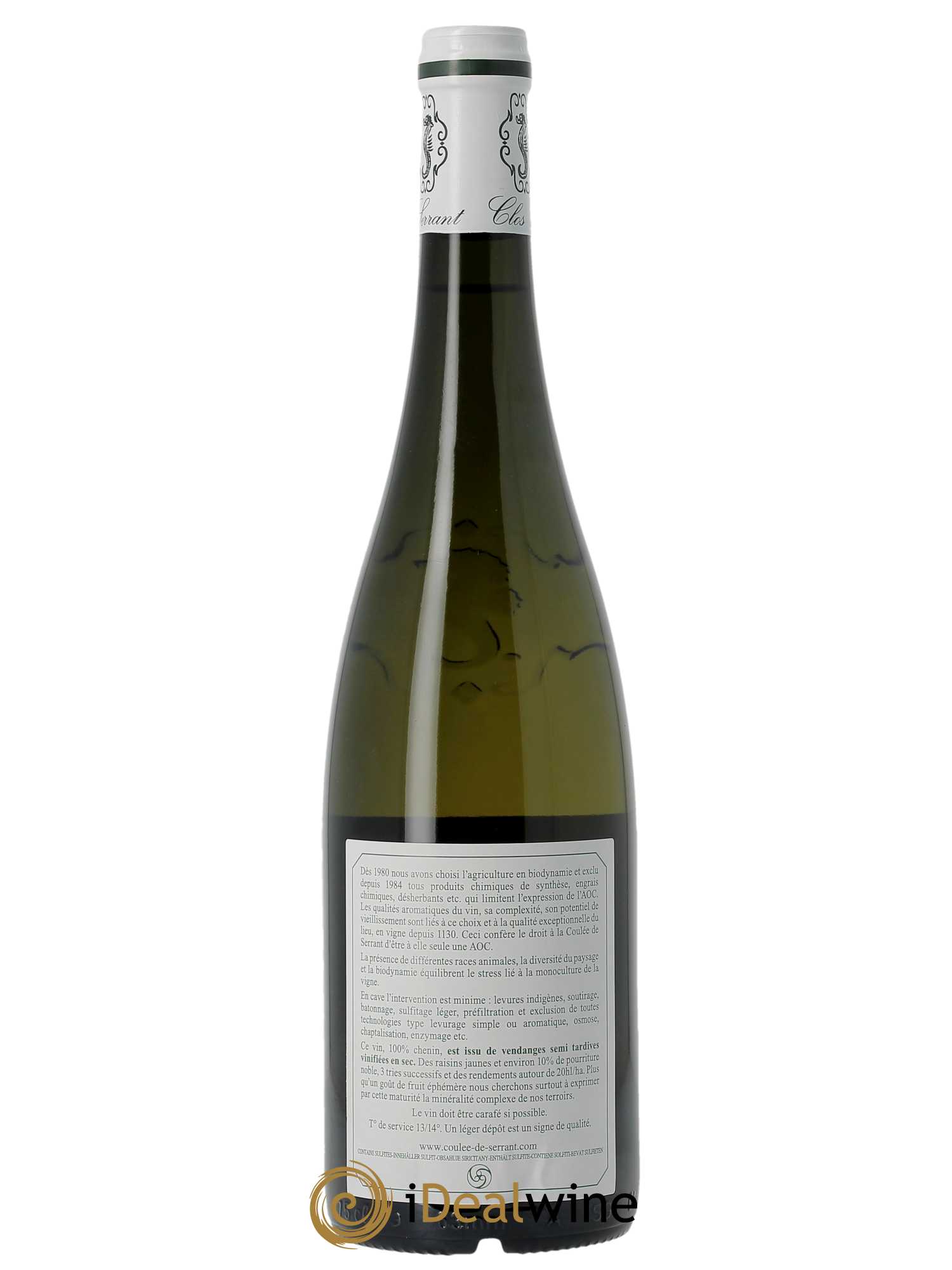 Savennières Clos de la Coulée de Serrant Vignobles de la Coulée de Serrant - Nicolas Joly  2021 - Lot de 1 Bouteille