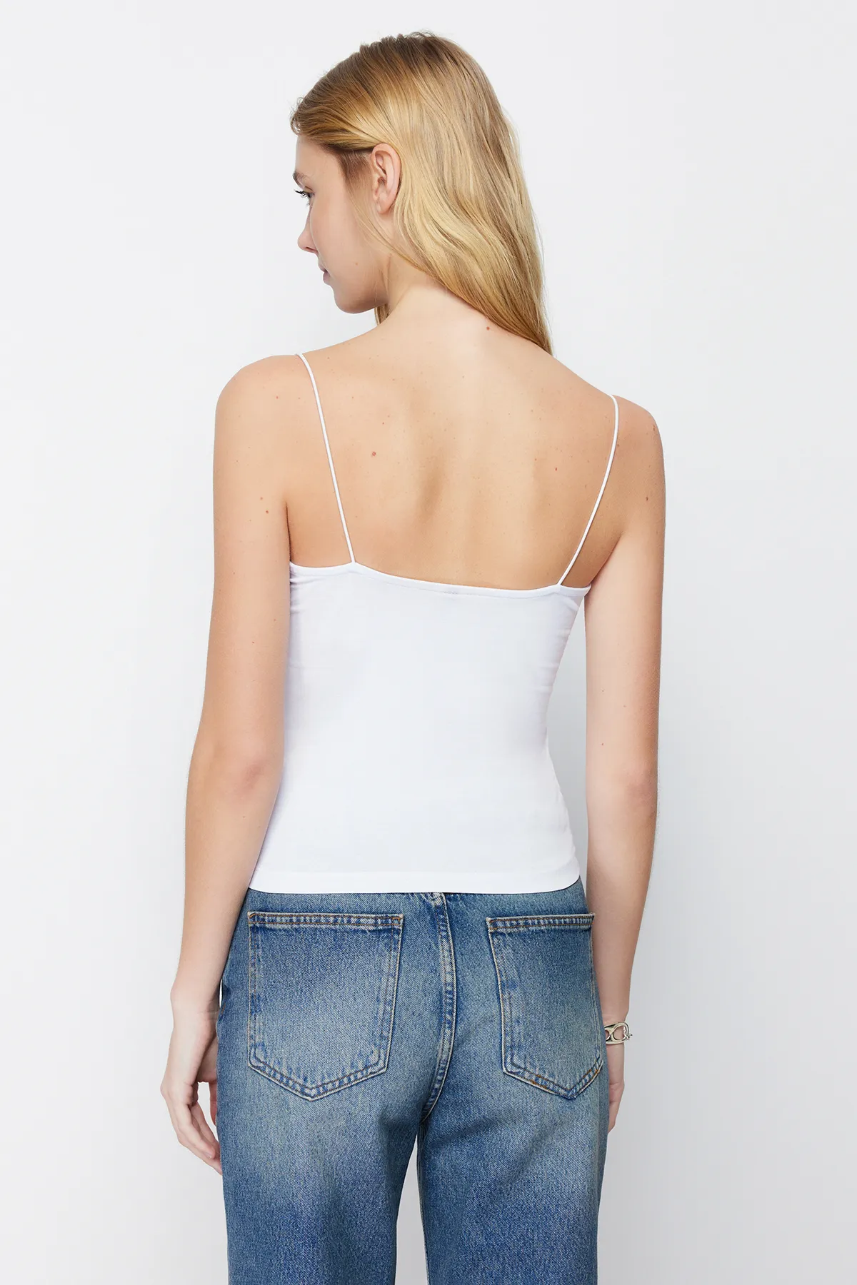 Trendyol Collection  Unterhemd - Weiß - Slim Fit