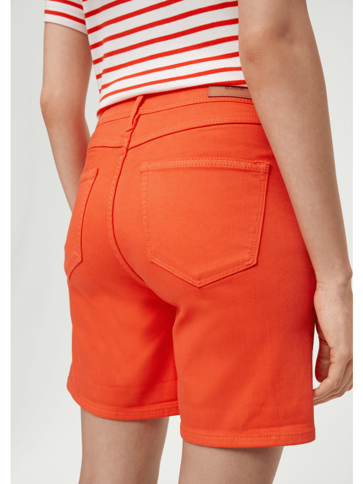s.Oliver Jeans-Hose Short kurz in Orange günstig kaufen