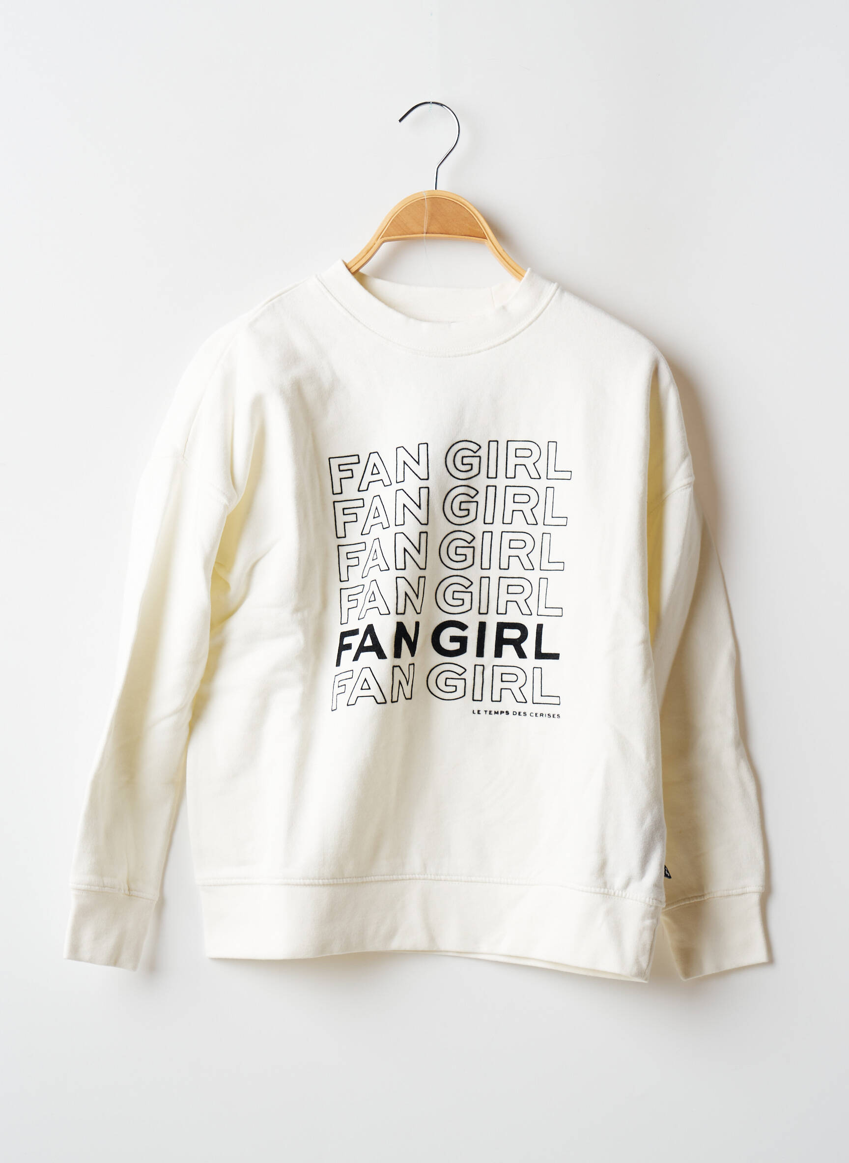 Le Temps Des Cerises Sweats Fille couleur beige