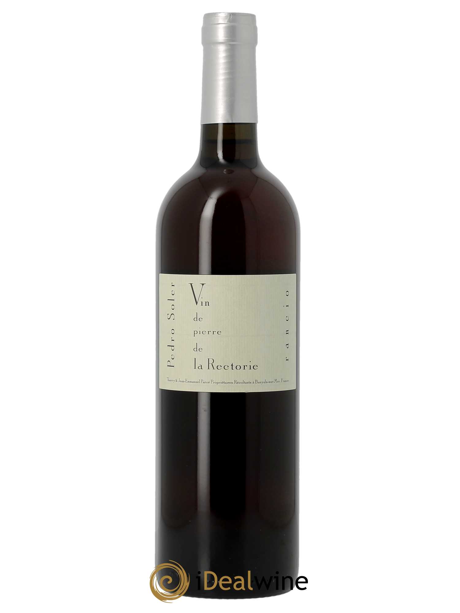 IGP Côte Vermeille Rancio La Rectorie (Domaine de) Pedro Soler Thierry et Jean Emmanuel Parcé   - Lot de 1 Bouteille