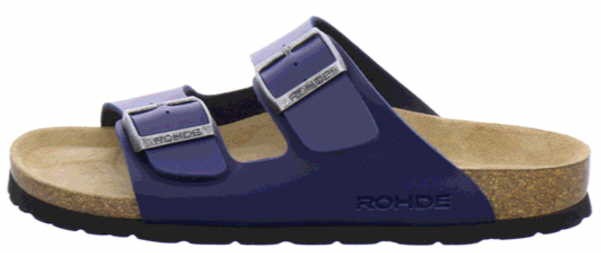 ROHDE Pantoletten blau