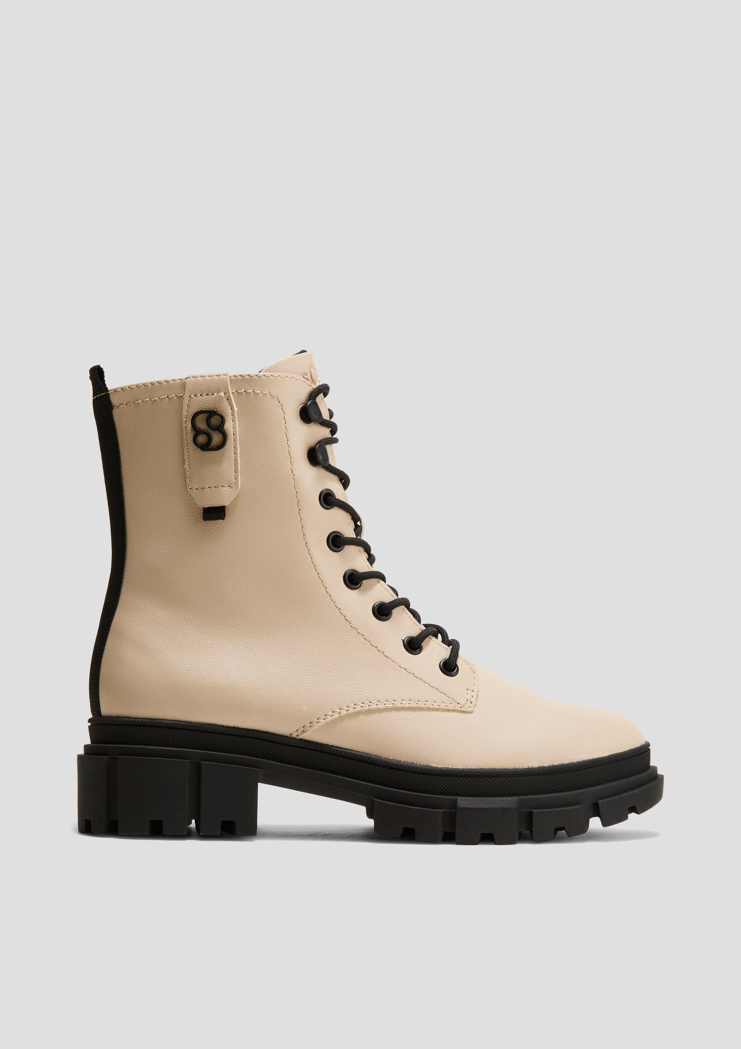 Stiefeletten mit Schnürung und Reißverschluss  6008300-400