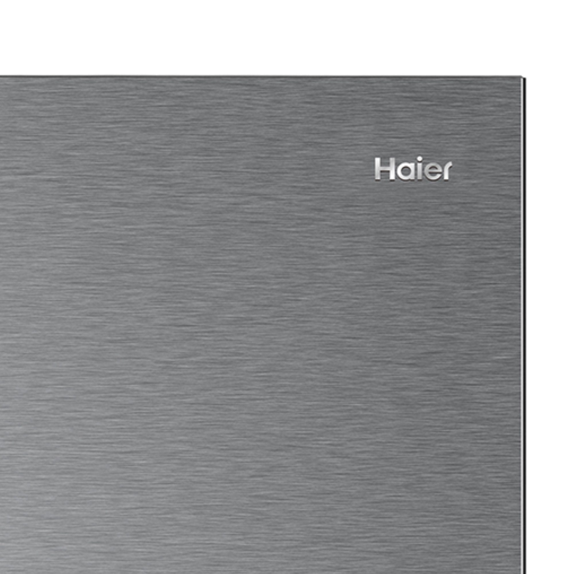 Haier Kühl-/Gefrierkombination Edelstahl Look HSR3918FNPG, 177,5 cm hoch, 90,8 cm breit, Total No Frost