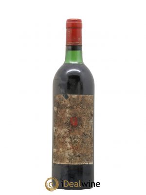 Château Poujeaux  1980 - Lot de 1 Bouteille