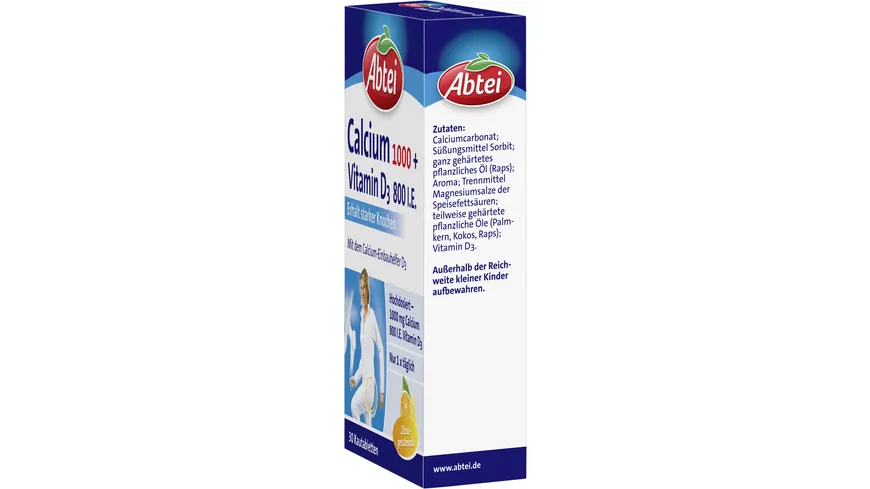 ABTEI Osteo Vital Calcium 1000 + Vitamin D3 800 I.E.