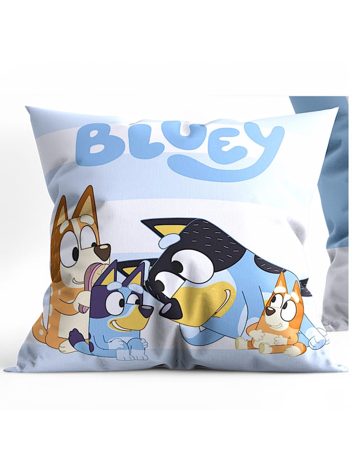 Bluey Dekokissen Bluey & Bingo - (L) 40 cm x (B) 40 cm in Blau günstig kaufen 40