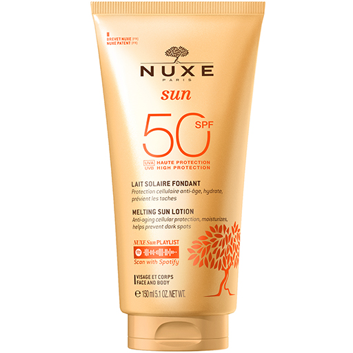NUXE Sun Sonnenmilch Gesicht & Körper LSF 50  150 ml  Creme