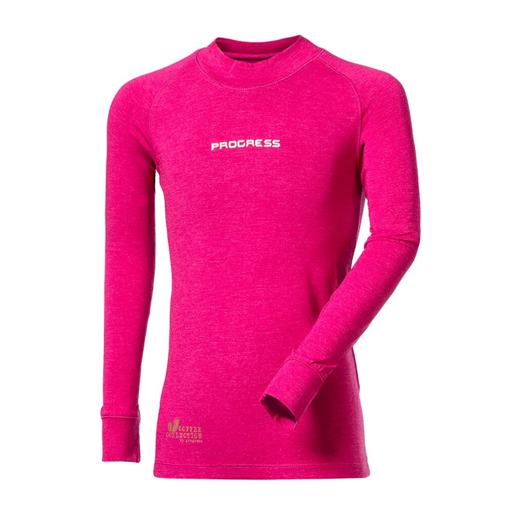 Progress CC NDRD Kinder Langarm-Thermoshirt rosa