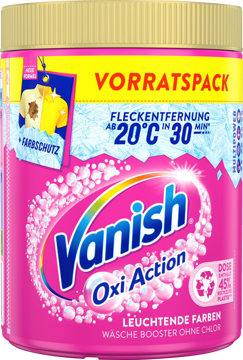 Fleckenentferner Pulver Oxi Action Pink, 880 g