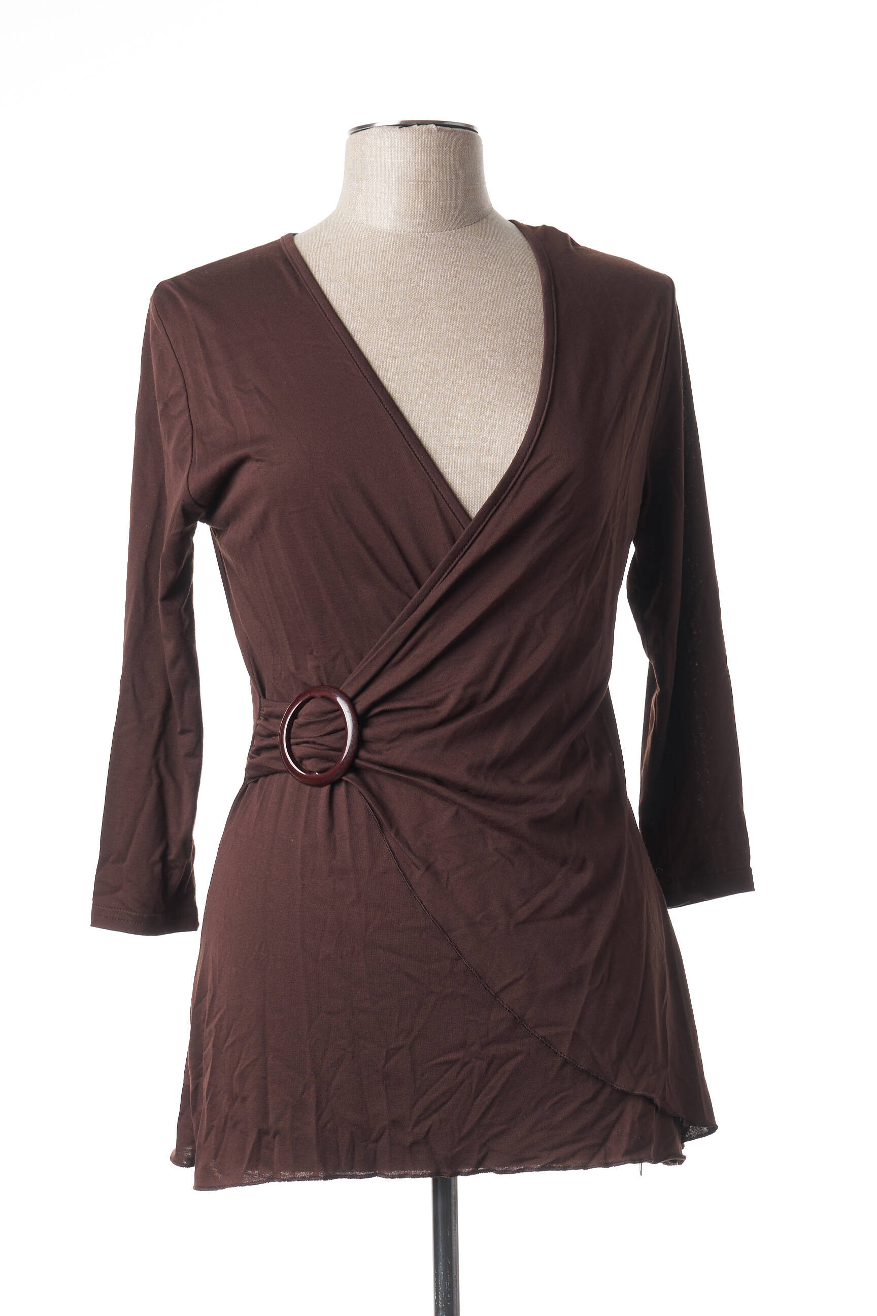 Occo Paris Tuniquemanchelongue Femme couleur marron