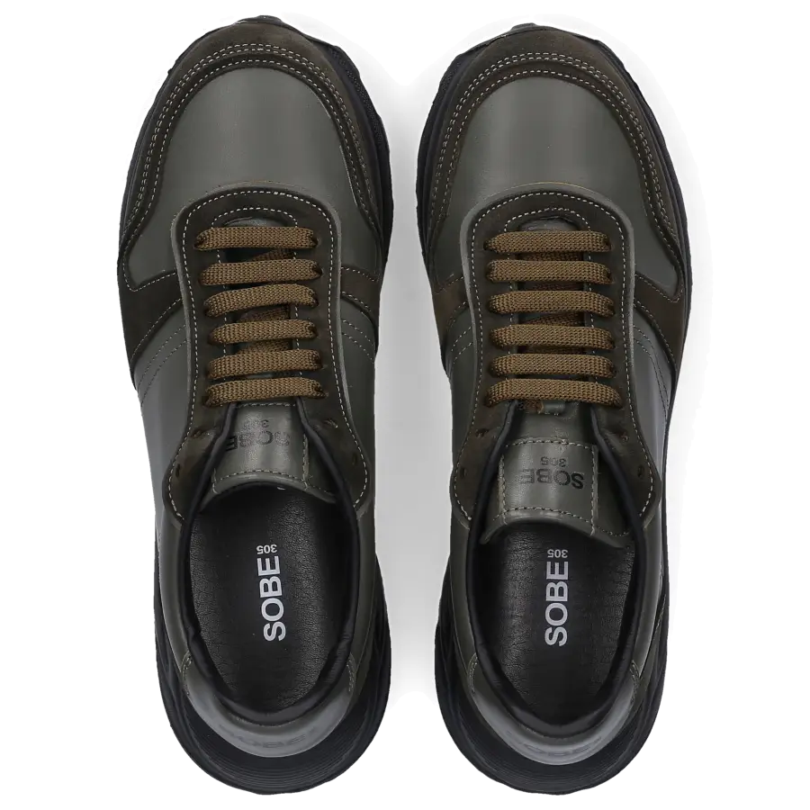 305 SOBE - Sneaker low SPIRIT Kalbsleder - grün
