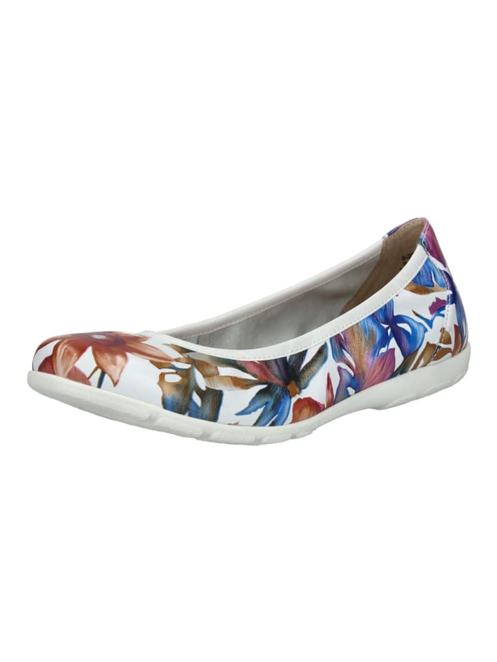 Caprice Ballerinas in Weiß/Blau günstig kaufen