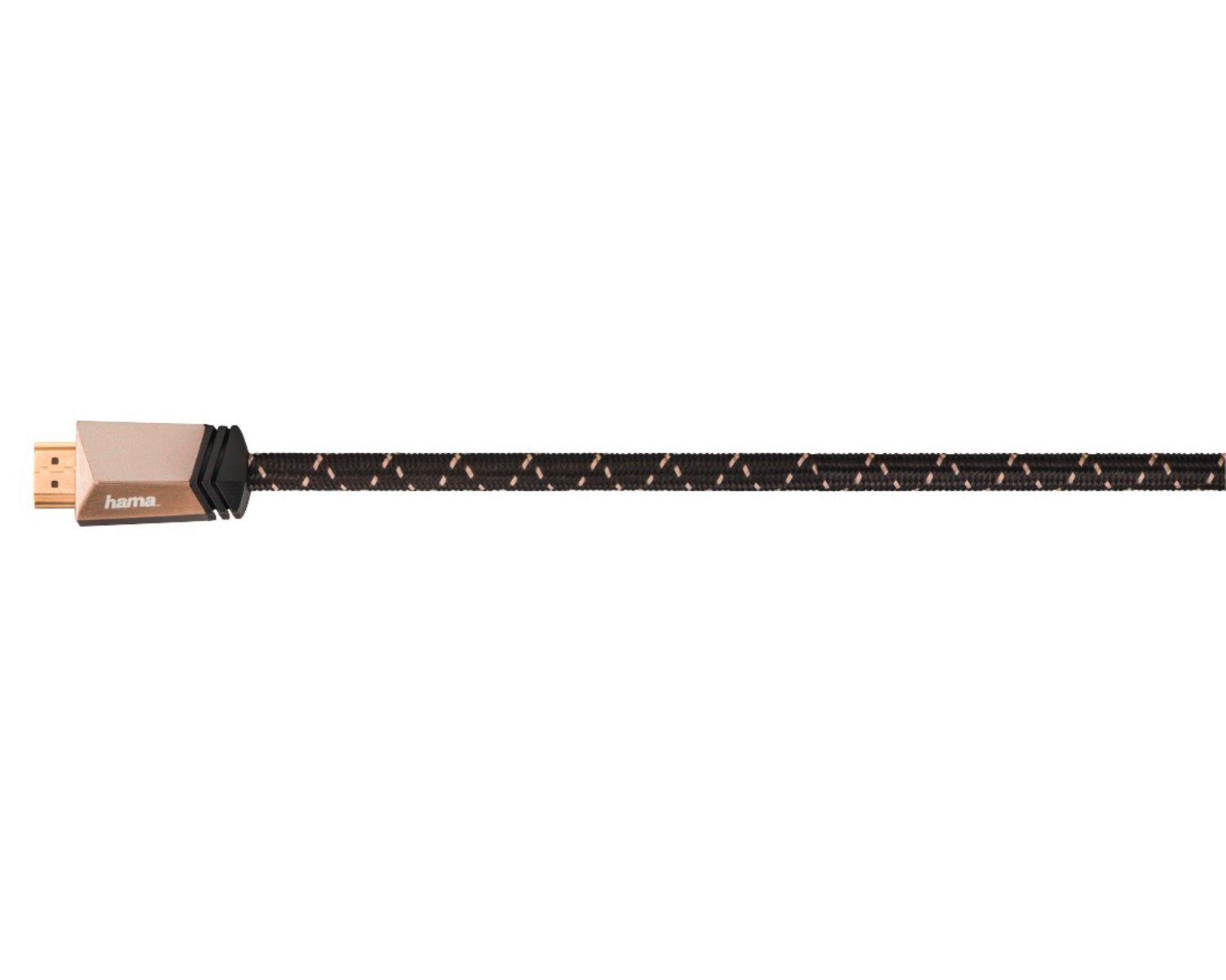 Hama Ultra High-Speed HDMI-Kabel 8K 2m vergoldet Video-Kabel, HDMI, (200 cm), HDMI 2.1 mit 8K 4K Full HD 48Gbit/s DSC eARC ARC 3D HD TV, vergoldet