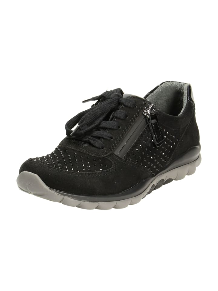 rollingsoft Komfort Schnürschuhe in Schwarz günstig kaufen