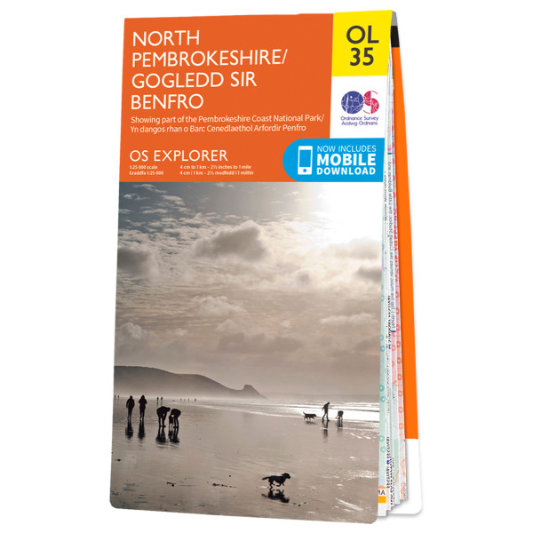 Ordnance Survey - Pembrokeshire North / Gogledd Sir Benfro - Wanderkarte