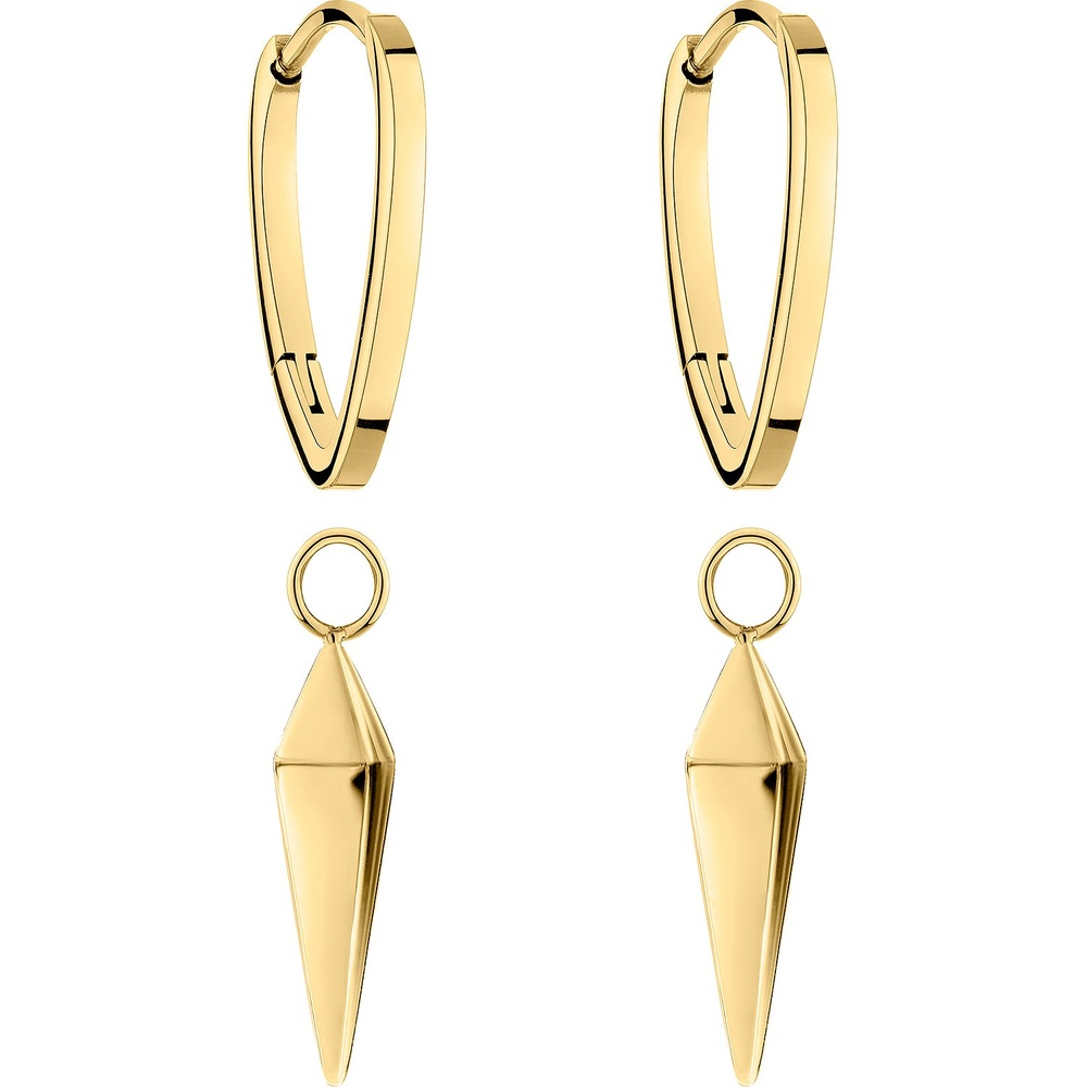 Liebeskind Créoles Acier inoxydable Boucles d'oreilles