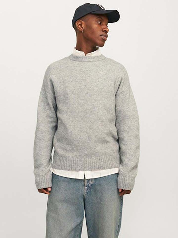 Jack & Jones Pullover in Grau günstig kaufen
