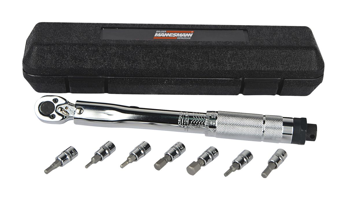 Brüder Mannesmann 18314 Torque Wrench 5-25 Nm 1/4