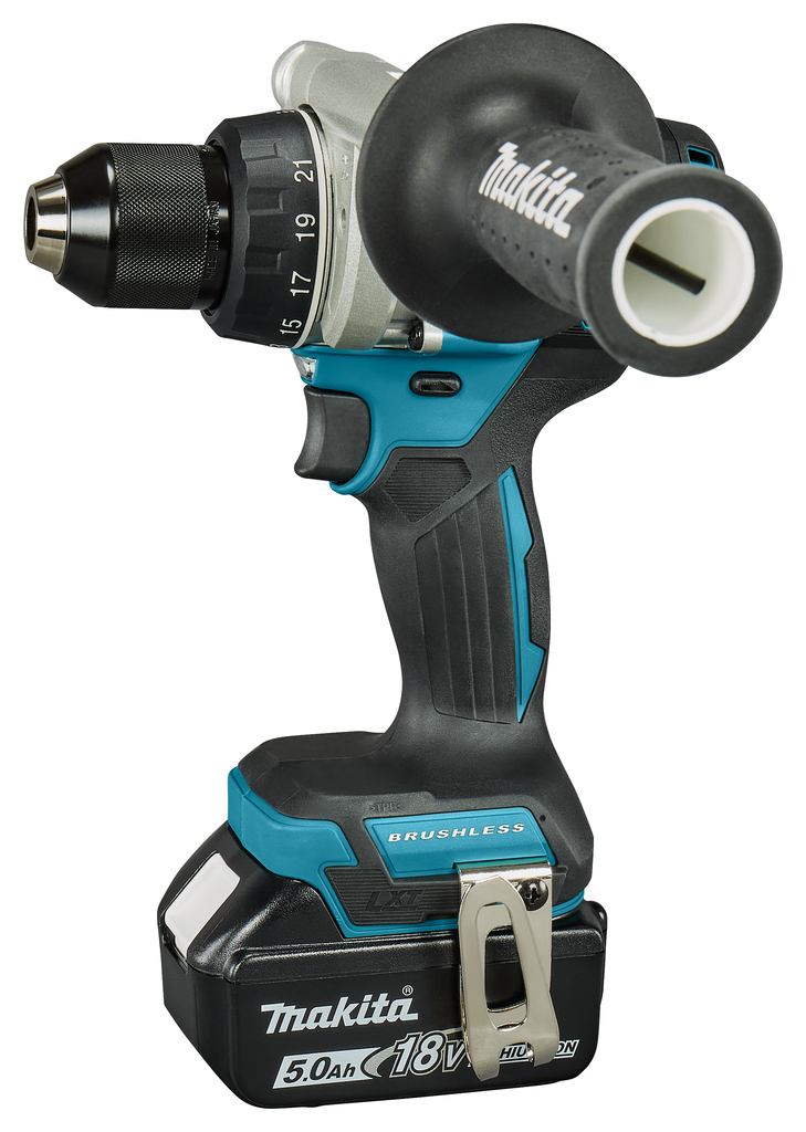 Makita DDF492RTJ LXT 18V Akku-Bohrschrauber mit 2 x 5,0 Ah Akkus und Schnellladegerät in Mbox