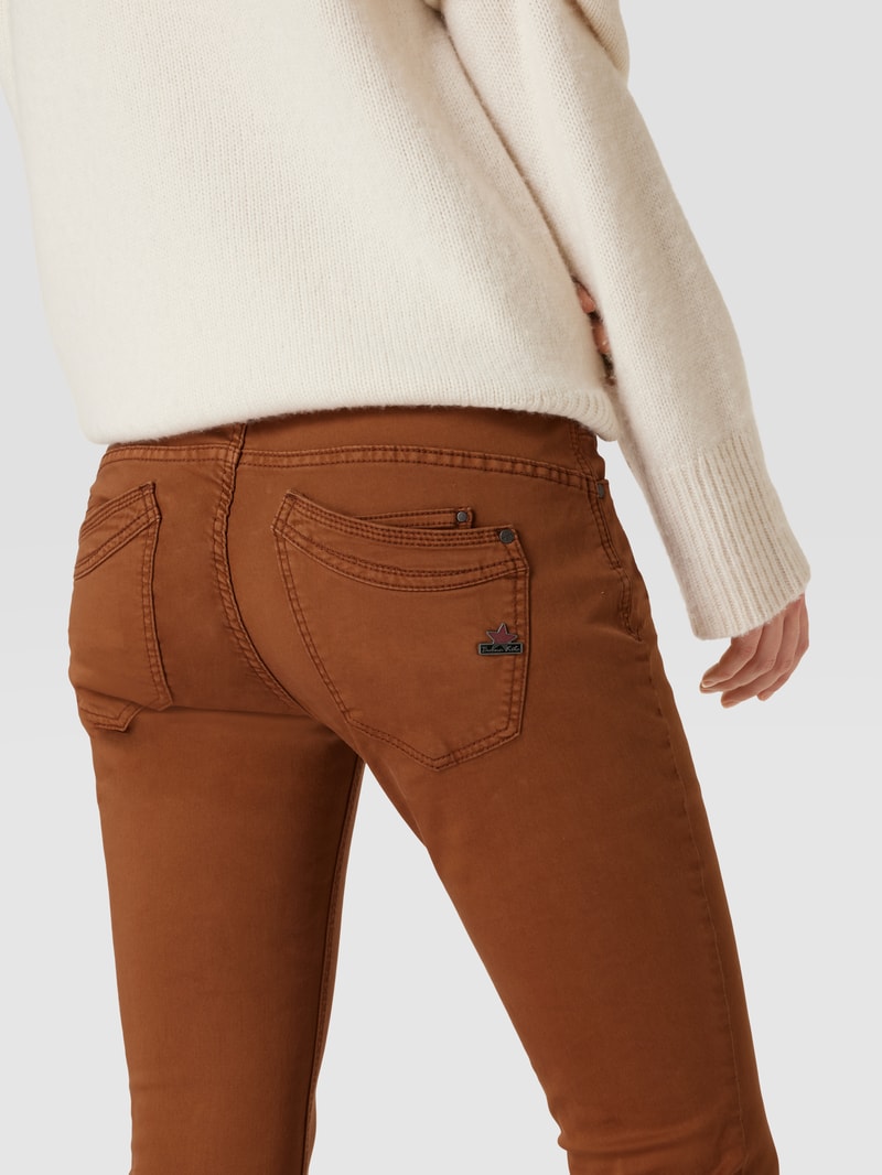 Hose im 5-Pocket-Design Modell 'MALIBU' in cognac