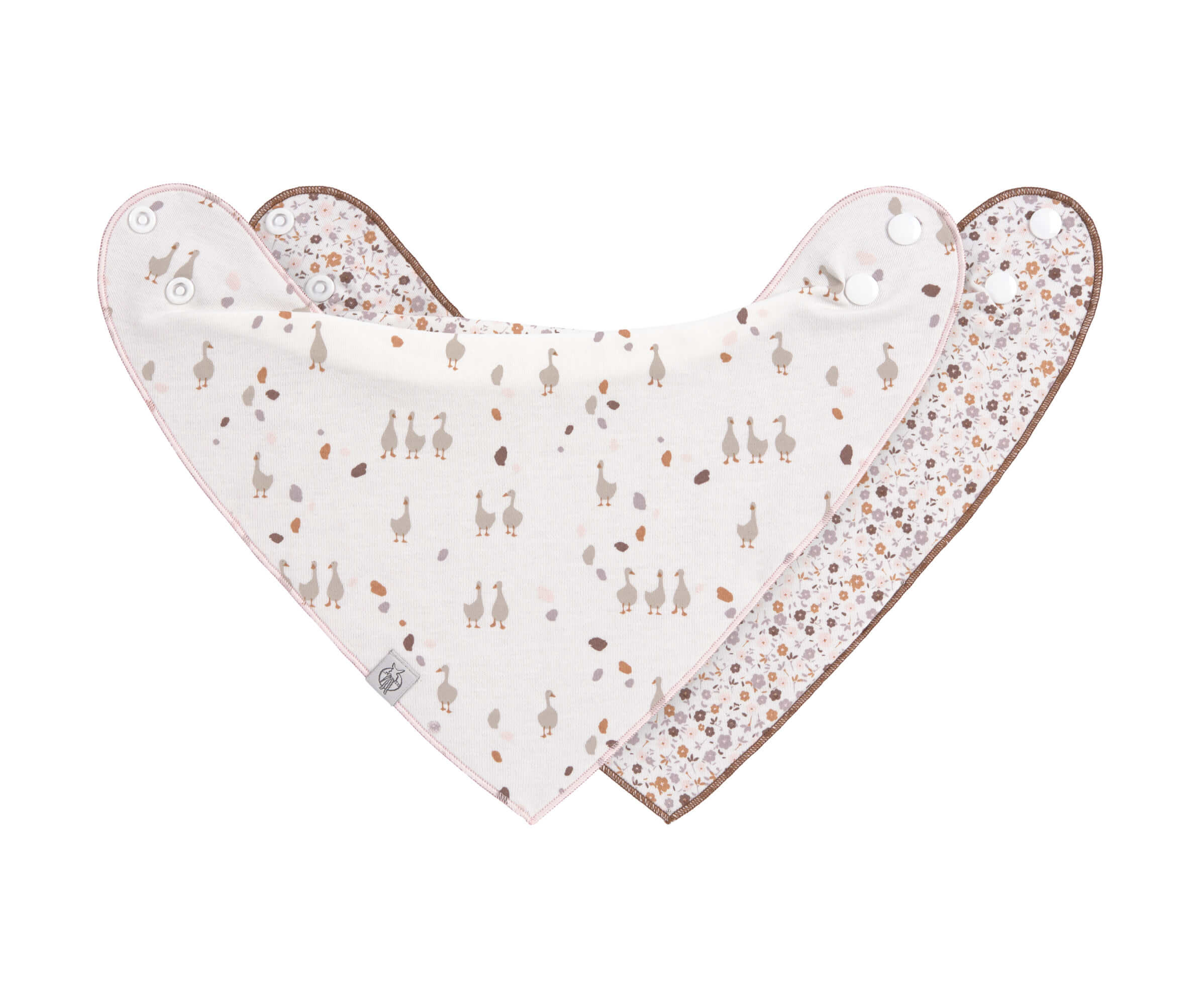Dreieckstuch Baby (2 Stk) - Bandana, Tiny Farmer Gans