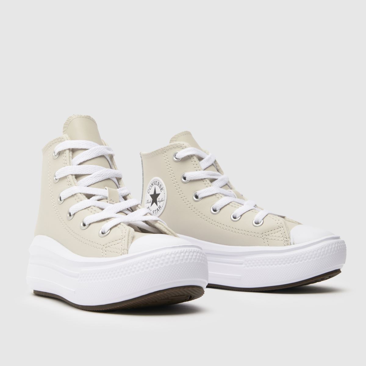 Converse bež superge All Star Move Hi za deklice Junior