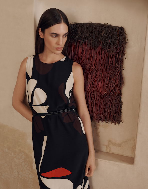 Trägerkleid Qariel floral