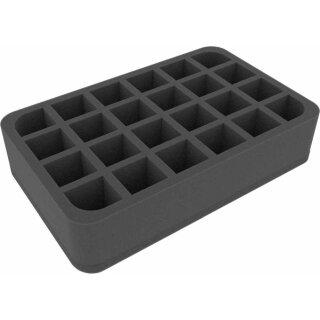 60 mm Half-Size Schaumstoffeinlage mit 24 Fächern