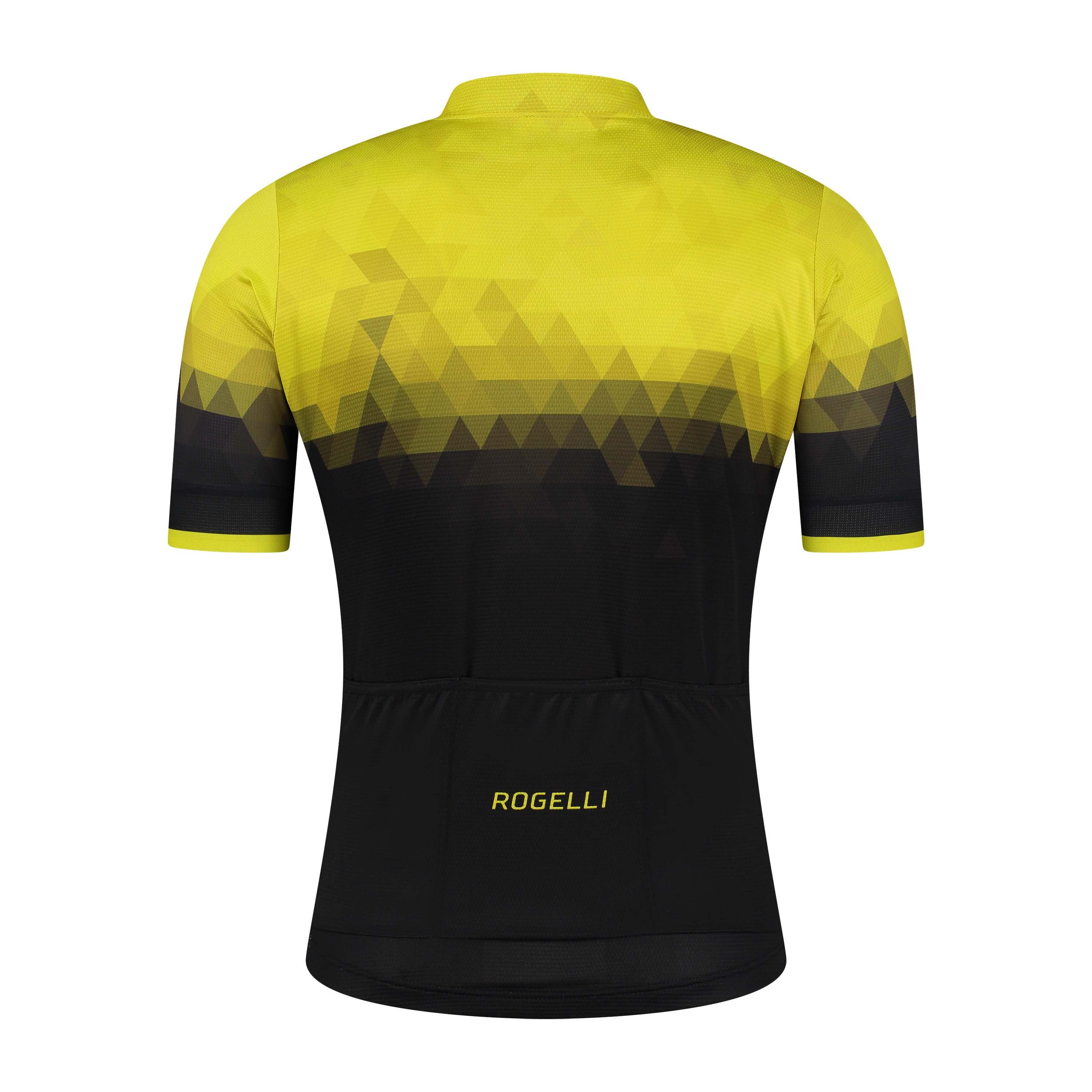 Rogelli Sphere Schwarz/Fluor Herren Radtrikot Kurzarm