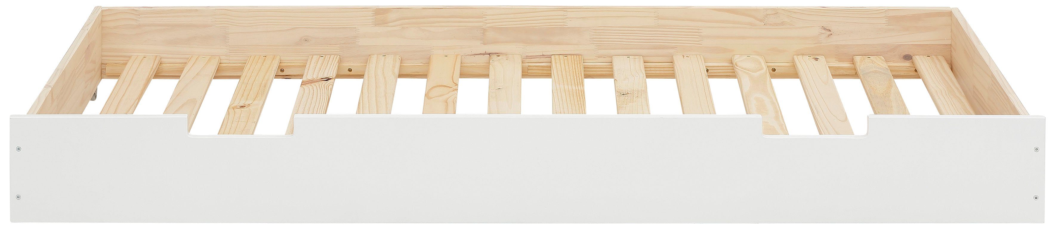 Lüttenhütt Bettschubkasten Janne, Kiefernholz und MDF, Schlafgelegenheit, Liegefläche 90x190 cm