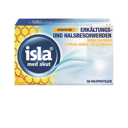 ISLA MED akut Zitrus-Honig Pastillen  50 St  Pastillen