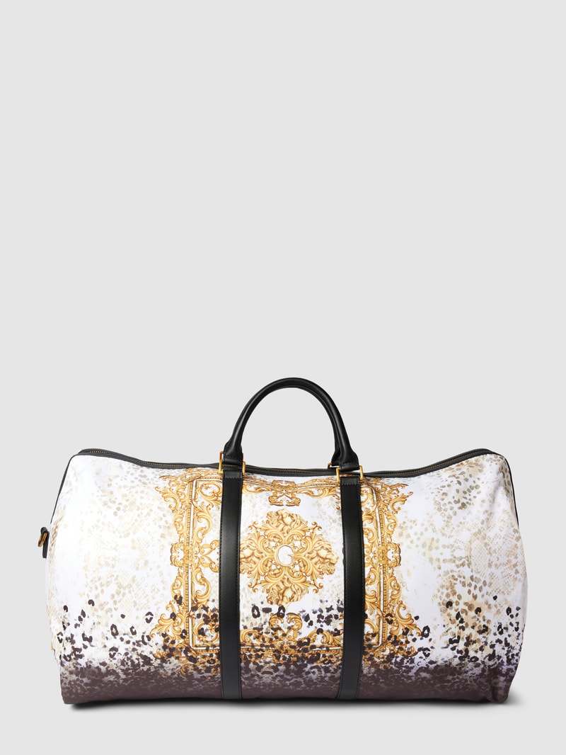 Weekender mit Label-Detail Modell 'KING' in gold