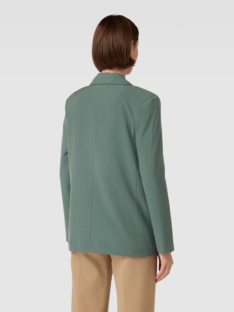 Loose Fit Blazer mit Viskose-Anteil Modell 'TROIANTHEA' in petrol